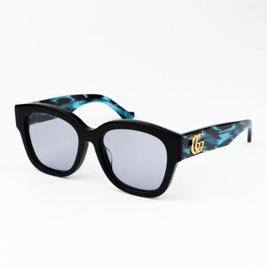 NEW Gucci GG1550SK 003 Black Violet Women Square Sunglasses GG 1550SK